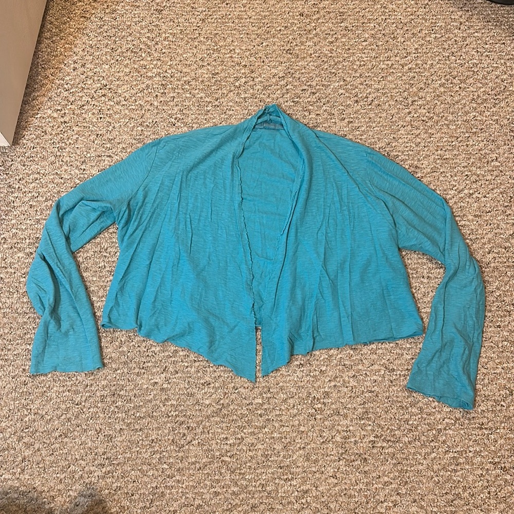 Cropped cardigan Cut loose size M